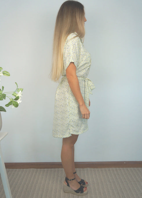 The Shirt Dress - Lemon Confetti dubai outfit dress brunch fashion mums