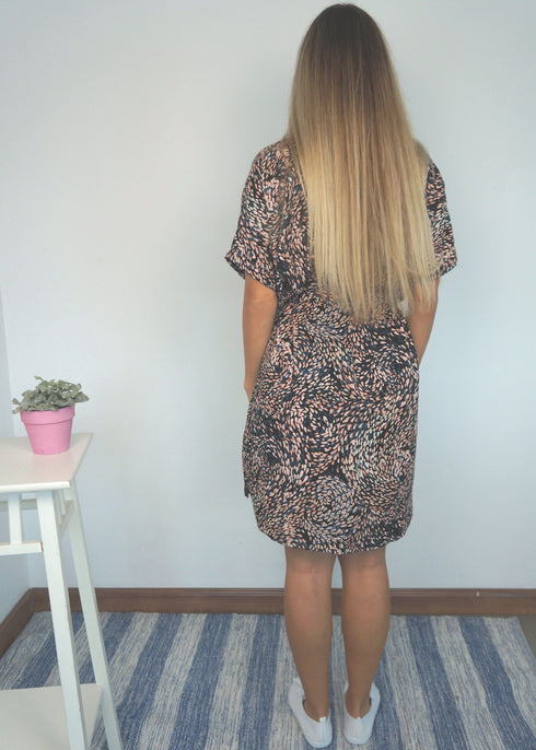 The Shirt Dress - Peacock Feathers dubai outfit dress brunch fashion mums