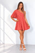 The Sienna Dress - Lipstick Splash Satin dubai outfit dress brunch fashion mums