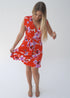 The Sleeveless Perfect Little Wrap Dress - Miami Flowers dubai outfit dress brunch fashion mums