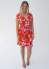 The Sleeveless Perfect Little Wrap Dress - Miami Flowers dubai outfit dress brunch fashion mums