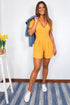 The Tasha Playsuit - Mustard Style dubai outfit dress brunch fashion mums