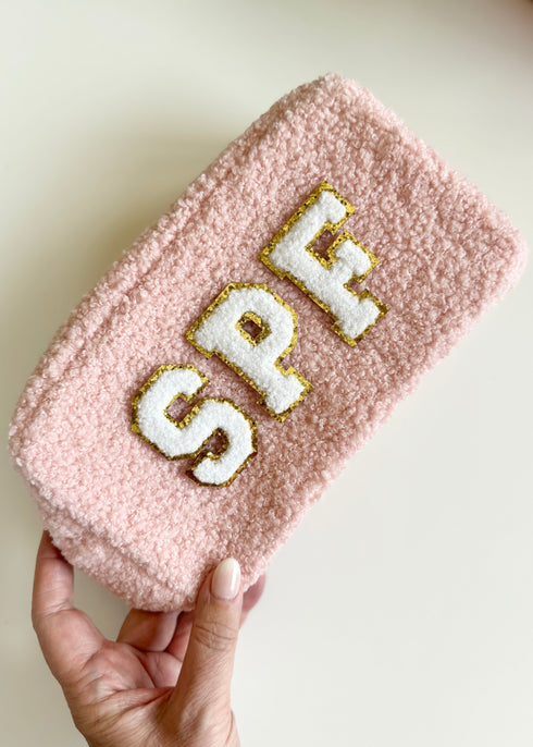 The Teddy Pouch - 3 Letters Personalised dubai outfit dress brunch fashion mums