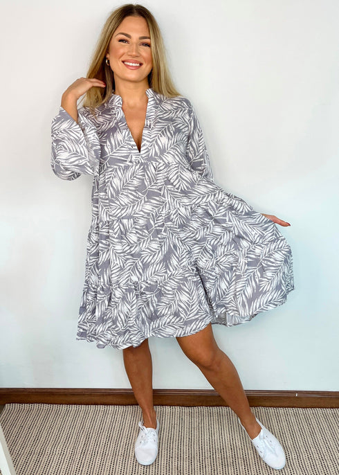 The Tiered Dress - Pebble Palms dubai outfit dress brunch fashion mums