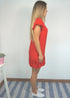 The V Flirty Anywhere Dress - Christmas Red dubai outfit dress brunch fashion mums