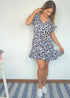 The V Flirty Anywhere Dress - Cobalt Gold Leopard dubai outfit dress brunch fashion mums