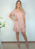 The V Flirty Anywhere Dress - Dusty Pink dubai outfit dress brunch fashion mums