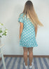 The V Flirty Anywhere Dress - Polka Dot Lagoon dubai outfit dress brunch fashion mums