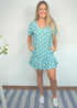 The V Flirty Anywhere Dress - Polka Dot Lagoon dubai outfit dress brunch fashion mums