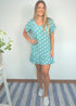 The V Flirty Anywhere Dress - Polka Dot Lagoon dubai outfit dress brunch fashion mums