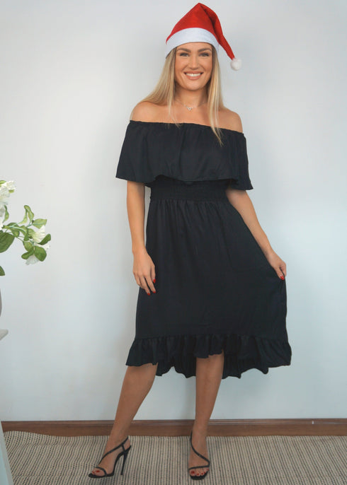 The Venice Dress - Christmas Black dubai outfit dress brunch fashion mums
