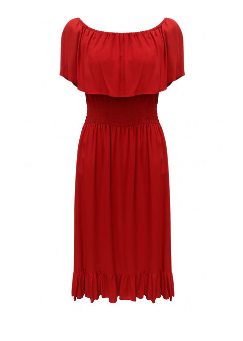 The Venice Dress - Mac Red dubai outfit dress brunch fashion mums