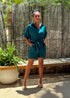 The Vicki Romper - Cy Teal dubai outfit dress brunch fashion mums