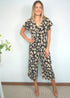 The Wrap Jumpsuit - Desert Black dubai outfit dress brunch fashion mums