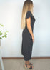 The Wrap Jumpsuit - Midnight Black Satin dubai outfit dress brunch fashion mums