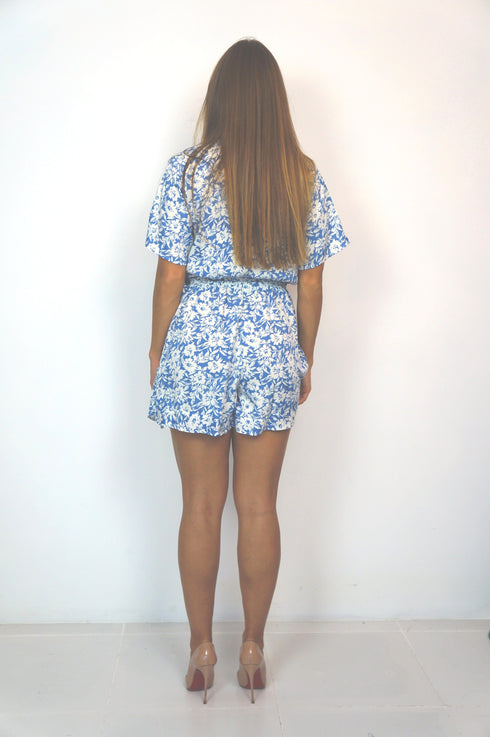 The Wrap Playsuit - Floral Skies... dubai outfit dress brunch fashion mums