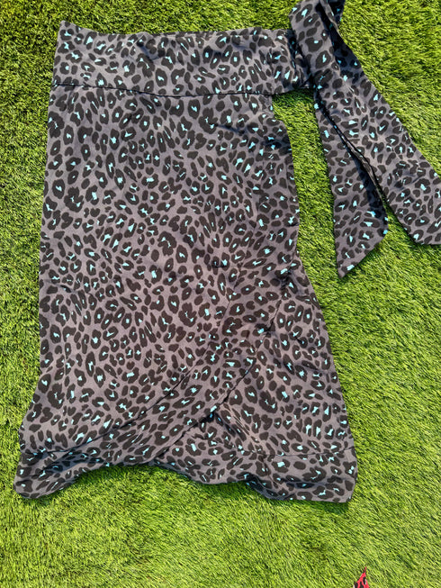 Hot Turquoise Animal Wrap Skirts - FLASH SALE! dubai outfit dress brunch fashion mums