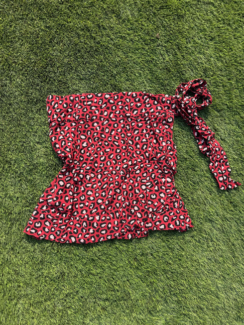 Raspberry Pink Leopard Wrap Skirts - FLASH SALE! dubai outfit dress brunch fashion mums