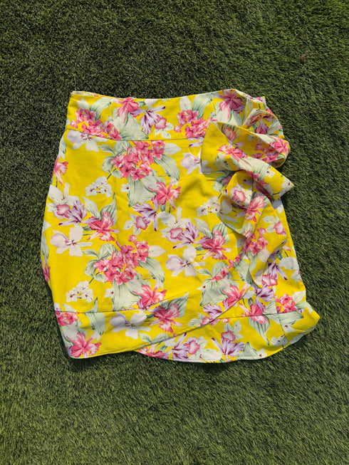 Yellow Summer Wrap Skirts - FLASH SALE! dubai outfit dress brunch fashion mums