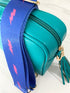 Bag The Cross Body Bag Straps - Blue & Pink Bolt dubai outfit dress brunch fashion mums