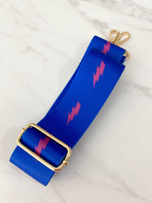 Bag The Cross Body Bag Straps - Blue & Pink Bolt dubai outfit dress brunch fashion mums