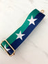 Bag The Cross Body Bag Straps - Navy Green Stars dubai outfit dress brunch fashion mums
