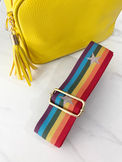 Bag The Cross Body Bag Straps - Silver Star Rainbow dubai outfit dress brunch fashion mums