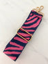 Bag The Cross Body Bag Straps - Zebra Fuscia Navy dubai outfit dress brunch fashion mums
