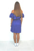 BARDOT DRESS The Belted Bardot Dress - Dark Royal Blue dubai outfit dress brunch fashion mums