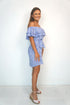 BARDOT DRESS The Belted Bardot Dress - Painted Riviera dubai outfit dress brunch fashion mums