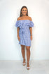 BARDOT DRESS The Belted Bardot Dress - Painted Riviera dubai outfit dress brunch fashion mums