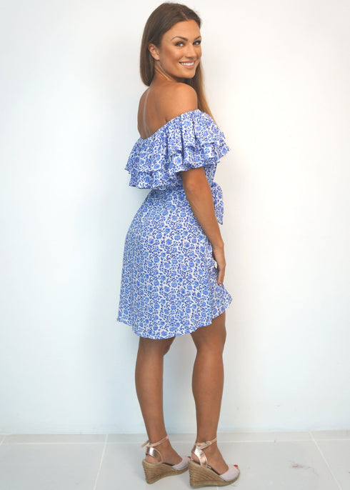 BARDOT DRESS The Belted Bardot Dress - Painted Riviera dubai outfit dress brunch fashion mums