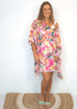 Beach Kaftan The Beach Kaftan - Magenta Palms dubai outfit dress brunch fashion mums