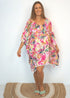 Beach Kaftan The Beach Kaftan - Magenta Palms dubai outfit dress brunch fashion mums