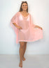 Beach Kaftan The Beach Kaftan - Peach Chiffon dubai outfit dress brunch fashion mums