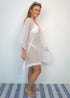 Beach Kaftan The Beach Kaftan - White Chiffon dubai outfit dress brunch fashion mums