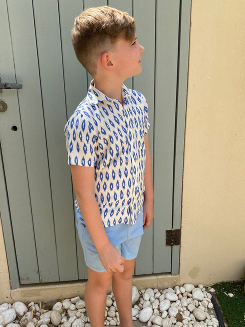 Beach Kaftan The Boy's Casual Shirt - Royal Diamond dubai outfit dress brunch fashion mums