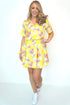 Beach Kaftan The Leah Dress - Summer Yellow Floral dubai outfit dress brunch fashion mums
