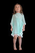 Beach Kaftan The Little Kaftan - Aqua Chiffon dubai outfit dress brunch fashion mums