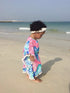 Beach Kaftan The Little Kaftan - Neon Waterfall dubai outfit dress brunch fashion mums