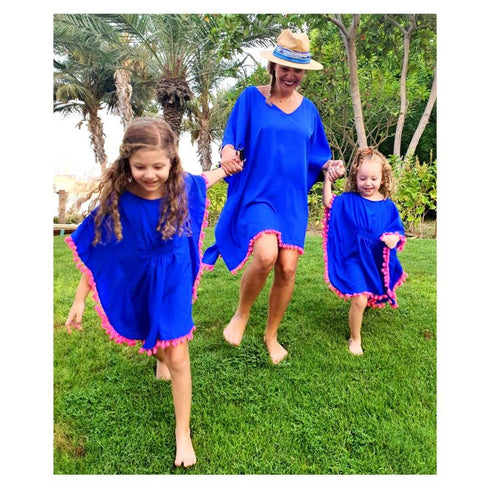 Beach Kaftan The Little Kaftan - Royal Blue dubai outfit dress brunch fashion mums