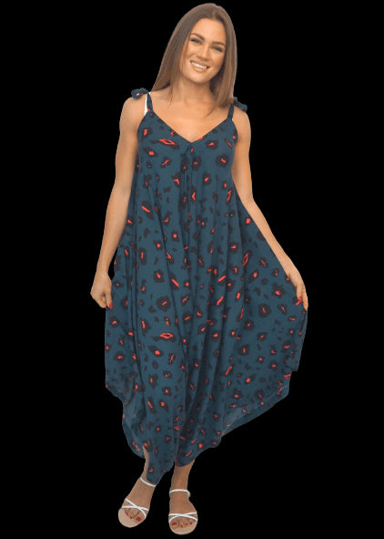 Clothing The Harem Jumpsuit - Forest Leopard dubai outfit dress brunch fashion mums