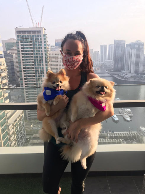 Dog Bandana - Hot Pink dubai outfit dress brunch fashion mums