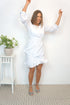 Dress The Dream Dress - Embroidered White dubai outfit dress brunch fashion mums