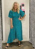 Dress The Fitted Shirt Dress - Emerald Leopard dubai outfit dress brunch fashion mums