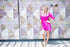 Dress The Flirty Wrap Dress - Hot Pink dubai outfit dress brunch fashion mums