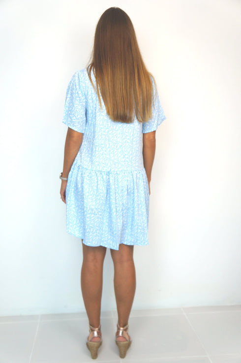 Dress The French Dress - Ditsy Sky dubai outfit dress brunch fashion mums