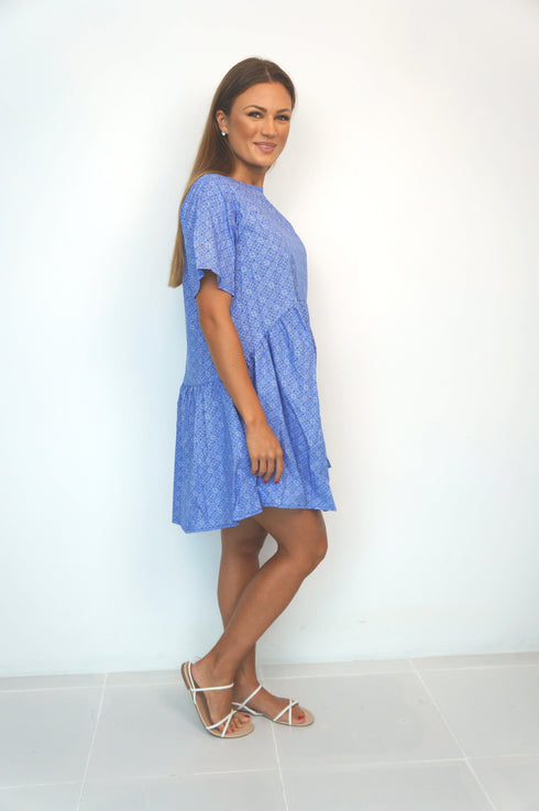 Dress The French Dress - Liberty Blue dubai outfit dress brunch fashion mums
