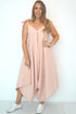 Dress The Harem Jumpsuit - Dusty Pink Linen dubai outfit dress brunch fashion mums
