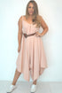 Dress The Harem Jumpsuit - Dusty Pink Linen dubai outfit dress brunch fashion mums